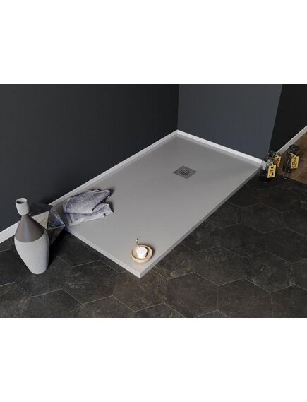 Купить Душевой поддон Aquanet Pleasure 160х80 серый (258880) по цене 37270 руб., в Санкт-Петебруге в интернет магазине 100-Систем, а также дургие товары AQUANET из раздела Прямоугольные и Душевые поддоны