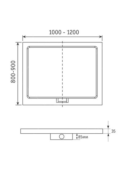 Купить Душевой поддон из искусственного камня RGW GWS-21 90x120x3,5 Белый (03150292-01) по цене 24498.32 руб., в Санкт-Петебруге в интернет магазине 100-Систем, а также дургие товары RGW из раздела Прямоугольные и Душевые поддоны
