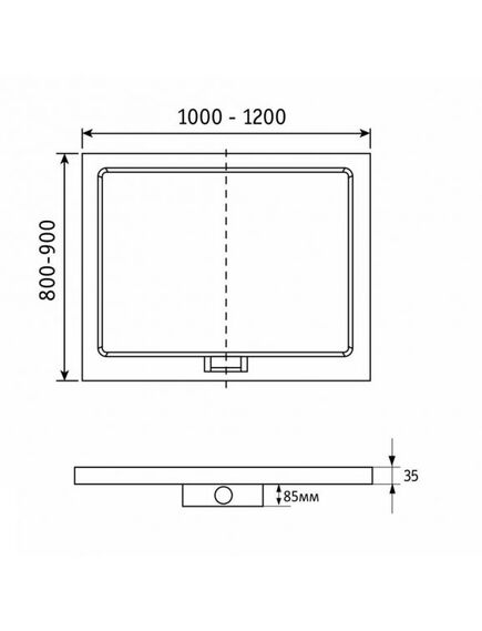 Купить Душевой поддон из искусственного камня RGW GWS-21 80x120x3,5 Белый (03150282-01) по цене 23599.84 руб., в Санкт-Петебруге в интернет магазине 100-Систем, а также дургие товары RGW из раздела Прямоугольные и Душевые поддоны