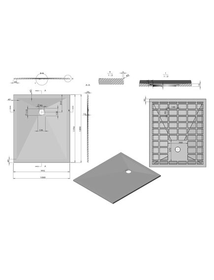 Купить Поддон для душа из искусственного камня VST-4SR1012W,1200*1000*25, белый матовый, , шт (vst-4sr1012w) по цене 25935 руб., в Санкт-Петебруге в интернет магазине 100-Систем, а также дургие товары Vincea из раздела Прямоугольные и Душевые поддоны