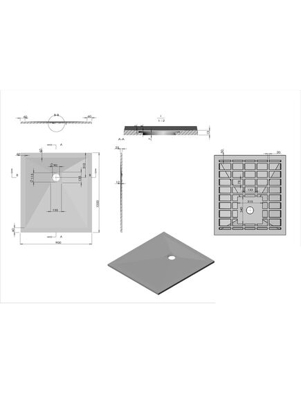 Купить Поддон для душа из искусственного камня VST-4SR9010G, 1000*900*25, серый, , шт (vst-4sr9010g) по цене 21859.5 руб., в Санкт-Петебруге в интернет магазине 100-Систем, а также дургие товары Vincea из раздела Прямоугольные и Душевые поддоны