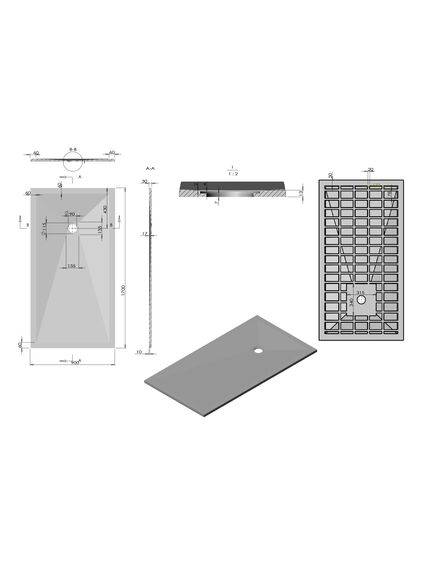 Купить Поддон для душа из искусственного камня  VST-4SR9017W, 1700*900*30, белый матовый, , шт (vst-4sr9017w) по цене 47262.5 руб., в Санкт-Петебруге в интернет магазине 100-Систем, а также дургие товары Vincea из раздела Прямоугольные и Душевые поддоны