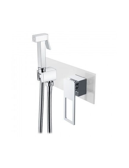 Купить Гигеническая лейка со смесителем WHITE (147-w) по цене 39611 руб., в Санкт-Петебруге в интернет магазине 100-Систем, а также дургие товары BOHEME из раздела Гигиенический душ со смесителем и Гигиенический душ