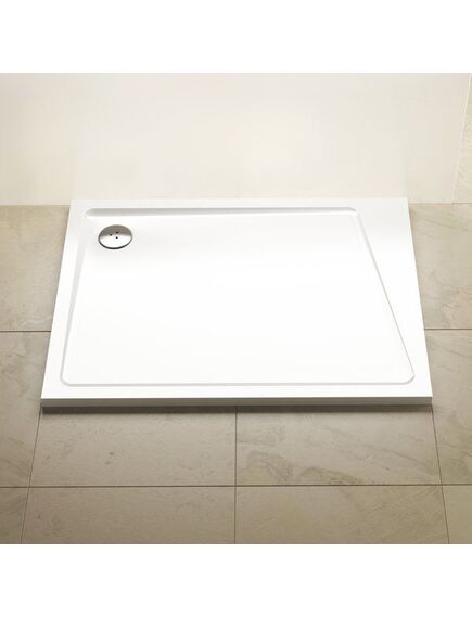 Купить Душевой поддон из искусственного камня Ravak 10° Gigant Pro 100x80 L Белый (xa05a40101l) по цене 39050 руб., в Санкт-Петебруге в интернет магазине 100-Систем, а также дургие товары RAVAK из раздела Прямоугольные и Душевые поддоны
