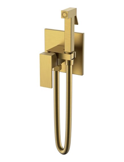 Купить Смеситель гигиенический Qubic Bronze (477-br) по цене 19061 руб., в Санкт-Петебруге в интернет магазине 100-Систем, а также дургие товары BOHEME из раздела Гигиенический душ со смесителем и Гигиенический душ