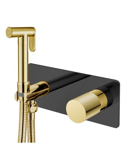 Купить Смеситель гигиенический STICK BLACK TOUCH GOLD (127-bg.2) по цене 32720 руб., в Санкт-Петебруге в интернет магазине 100-Систем, а также дургие товары BOHEME из раздела Гигиенический душ со смесителем и Гигиенический душ