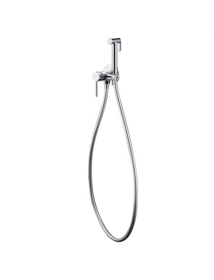 Купить Смеситель ABBER Wasser Kreis AF8125 с гигиеническим душем, хром (af8125) по цене 12600 руб., в Санкт-Петебруге в интернет магазине 100-Систем, а также дургие товары ABBER из раздела Гигиенический душ со смесителем и Гигиенический душ