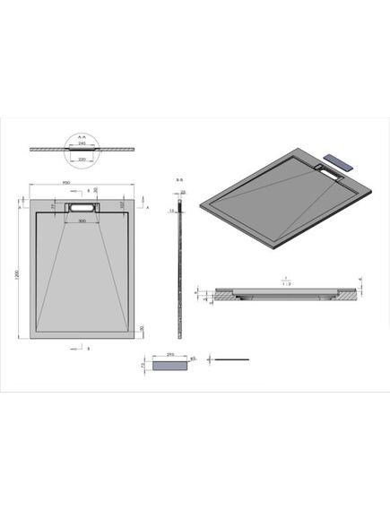 Купить Поддон для душа из искусственного камня VST-4SRL9012C, 900*1200*25, бежевый, , шт (vst-4srl9012c) по цене 30827.5 руб., в Санкт-Петебруге в интернет магазине 100-Систем, а также дургие товары Vincea из раздела Прямоугольные и Душевые поддоны