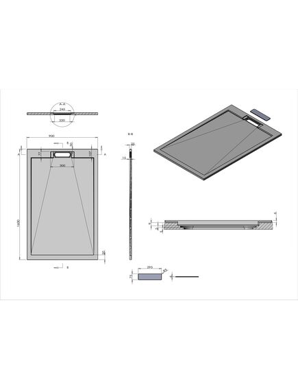 Купить Поддон для душа из искусственного камня VST-4SRL9016W, 1600*900*25, белый матовый, , шт (vst-4srl9016w) по цене 38294.5 руб., в Санкт-Петебруге в интернет магазине 100-Систем, а также дургие товары Vincea из раздела Прямоугольные и Душевые поддоны