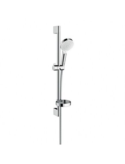 Купить Душевой гарнитур Hansgrohe Crometta 26553400 Хром Белый (26553400) по цене 10920.83 руб., в Санкт-Петебруге в интернет магазине 100-Систем, а также дургие товары HANSGROHE из раздела Душевые гарнитуры и Душевые стойки, системы, панели, гарнитуры