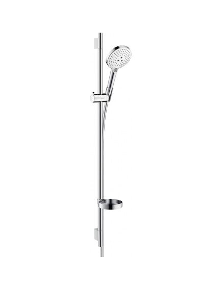 Купить Душевой гарнитур Hansgrohe Raindance Select S 26631400 Хром Белый (26631400) по цене 34172.71 руб., в Санкт-Петебруге в интернет магазине 100-Систем, а также дургие товары HANSGROHE из раздела Душевые гарнитуры и Душевые стойки, системы, панели, гарнитуры