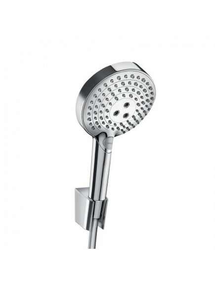 Купить Душевой набор Hansgrohe Raindance Select S 27668000 хром (27668000) по цене 23997.27 руб., в Санкт-Петебруге в интернет магазине 100-Систем, а также дургие товары HANSGROHE из раздела Душевые гарнитуры и Душевые стойки, системы, панели, гарнитуры