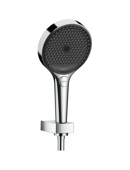 Купить Душевой набор Hansgrohe Rainfinity 26852000 Хром Черный (26852000) по цене 28298.85 руб., в Санкт-Петебруге в интернет магазине 100-Систем, а также дургие товары HANSGROHE из раздела Душевые гарнитуры и Душевые стойки, системы, панели, гарнитуры