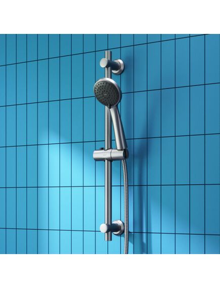 Купить Душевой гарнитур Dorff Logic New D0103000SS (d0103000ss) по цене 4490 руб., в Санкт-Петебруге в интернет магазине 100-Систем, а также дургие товары Dorff из раздела Душевые гарнитуры и Душевые стойки, системы, панели, гарнитуры