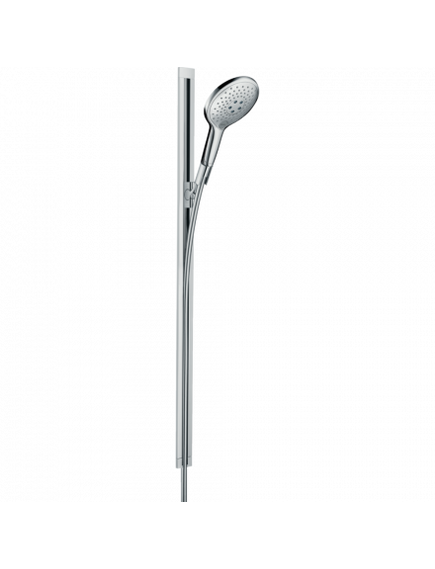 Купить Душевой гарнитур Hansgrohe Raindance Select S 26626000 Хром (26626000) по цене 66131.75 руб., в Санкт-Петебруге в интернет магазине 100-Систем, а также дургие товары HANSGROHE из раздела Душевые гарнитуры и Душевые стойки, системы, панели, гарнитуры