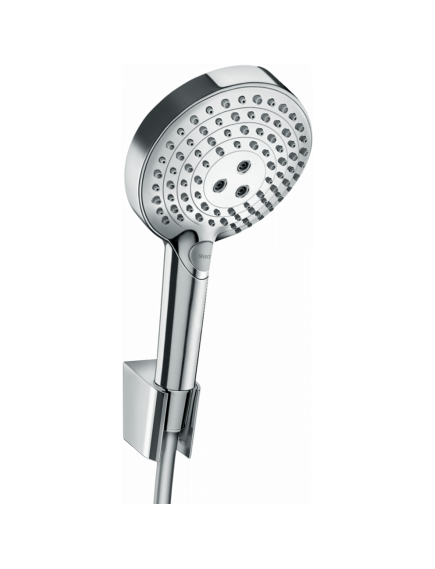 Купить Душевой набор Hansgrohe Raindance Select S 27669000 хром (27669000) по цене 23573.92 руб., в Санкт-Петебруге в интернет магазине 100-Систем, а также дургие товары HANSGROHE из раздела Душевые гарнитуры и Душевые стойки, системы, панели, гарнитуры