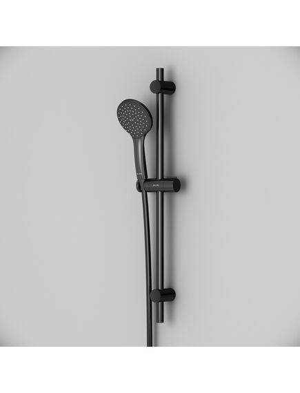Купить F0190022 Gem душ.комплект: ручн.душ 1 ф-ция d 110 мм, штанга 700, шланг 1 750 мм, черный, шт. (f0190022) по цене 5990 руб., в Санкт-Петебруге в интернет магазине 100-Систем, а также дургие товары AM.PM из раздела Душевые гарнитуры и Душевые стойки, системы, панели, гарнитуры
