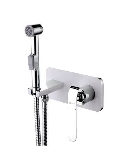 Купить Смеситель Lemark Melange LM4919CW с гигиеническим душем, встраиваемый (lm4919cw) по цене 29620 руб., в Санкт-Петебруге в интернет магазине 100-Систем, а также дургие товары LEMARK из раздела Гигиенический душ со смесителем и Гигиенический душ