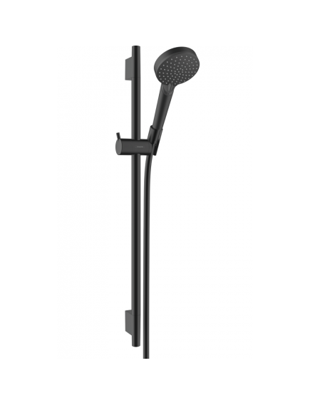 Купить Душевой гарнитур Hansgrohe Vernis Blend Vario 26422670 Черный матовый. (26422670) по цене 21534.55 руб., в Санкт-Петебруге в интернет магазине 100-Систем, а также дургие товары HANSGROHE из раздела Душевые гарнитуры и Душевые стойки, системы, панели, гарнитуры