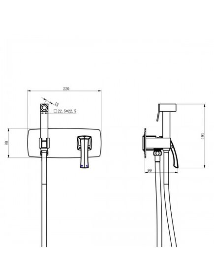Купить Смеситель Lemark Nubira LM6219ORB с гигиеническим душем, встраиваемый (lm6219orb) по цене 10680 руб., в Санкт-Петебруге в интернет магазине 100-Систем, а также дургие товары LEMARK из раздела Гигиенический душ со смесителем и Гигиенический душ