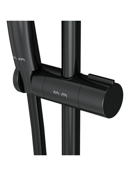 Купить F0190022 Gem душ.комплект: ручн.душ 1 ф-ция d 110 мм, штанга 700, шланг 1 750 мм, черный, шт. (f0190022) по цене 5990 руб., в Санкт-Петебруге в интернет магазине 100-Систем, а также дургие товары AM.PM из раздела Душевые гарнитуры и Душевые стойки, системы, панели, гарнитуры