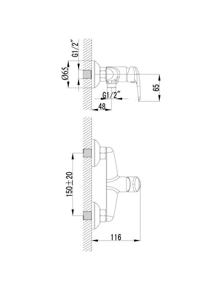 Купить Смеситель Lemark Pramen LM3318C с гигиеническим душем (lm3318c) по цене 6240 руб., в Санкт-Петебруге в интернет магазине 100-Систем, а также дургие товары LEMARK из раздела Гигиенический душ со смесителем и Гигиенический душ