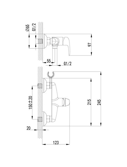 Купить Смеситель Lemark Pramen LM3318G с гигиеническим душем (lm3318g) по цене 15720 руб., в Санкт-Петебруге в интернет магазине 100-Систем, а также дургие товары LEMARK из раздела Гигиенический душ со смесителем и Гигиенический душ