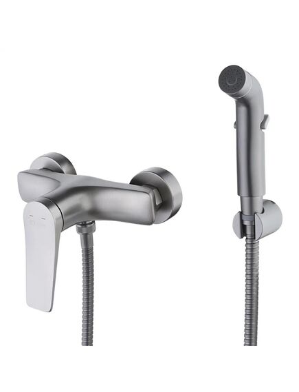Купить Смеситель Lemark Bronx LM3718GM с гигиеническим душем (lm3718gm) по цене 10020 руб., в Санкт-Петебруге в интернет магазине 100-Систем, а также дургие товары LEMARK из раздела Гигиенический душ со смесителем и Гигиенический душ