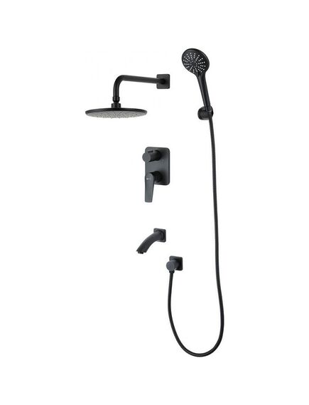 Купить Смеситель Lemark Bronx LM3722BL для ванны и душа, встраиваемый (lm3722bl) по цене 42570 руб., в Санкт-Петебруге в интернет магазине 100-Систем, а также дургие товары LEMARK из раздела Душевые комплекты встраиваемого монтажа и Душевые комплекты встраиваемого монтажа
