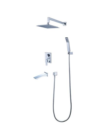 Купить Смеситель Lemark Contest LM5822CW для ванны и душа, встраиваемый (lm5822cw) по цене 36400 руб., в Санкт-Петебруге в интернет магазине 100-Систем, а также дургие товары LEMARK из раздела Душевые комплекты встраиваемого монтажа и Душевые комплекты встраиваемого монтажа
