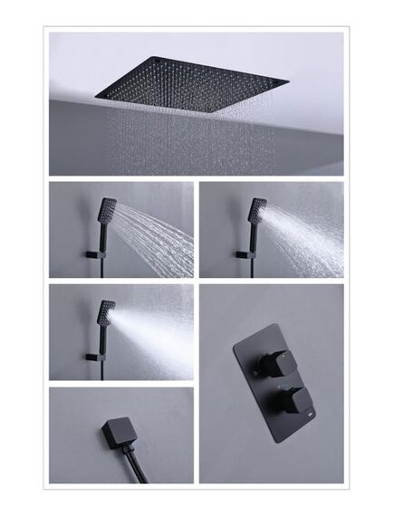 Купить Душевая система Timo Petruma SX-5029/03SM скрытого монтажа, черная (sx-5029/03sm) по цене 126842 руб., в Санкт-Петебруге в интернет магазине 100-Систем, а также дургие товары TIMO из раздела Душевые комплекты встраиваемого монтажа и Душевые комплекты встраиваемого монтажа