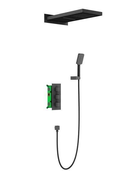 Купить Душевая система Timo Petruma SX-5039/03SM скрытого монтажа с термостатом, черный матовый (sx-5039/03sm) по цене 136364 руб., в Санкт-Петебруге в интернет магазине 100-Систем, а также дургие товары TIMO из раздела Душевые комплекты встраиваемого монтажа и Душевые комплекты встраиваемого монтажа