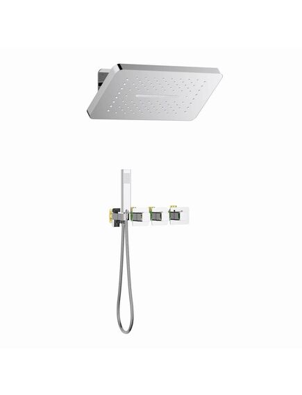Купить Душевая система Timo Petruma SX-5249/00SM скрытого монтажа, термостат, хром (sx-5249/00sm) по цене 122034 руб., в Санкт-Петебруге в интернет магазине 100-Систем, а также дургие товары TIMO из раздела Душевые комплекты встраиваемого монтажа и Душевые комплекты встраиваемого монтажа