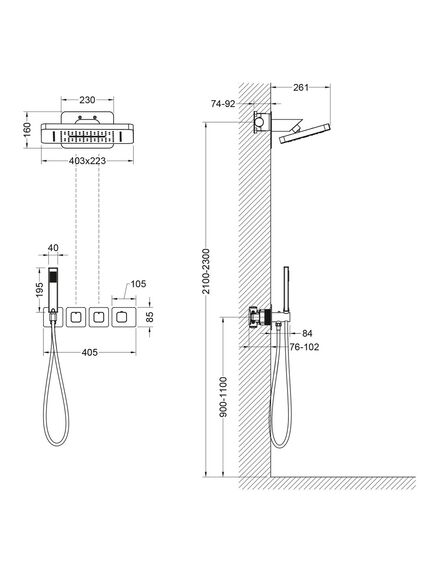 Купить Душевая система Timo Petruma SX-5249/00SM скрытого монтажа, термостат, хром (sx-5249/00sm) по цене 122034 руб., в Санкт-Петебруге в интернет магазине 100-Систем, а также дургие товары TIMO из раздела Душевые комплекты встраиваемого монтажа и Душевые комплекты встраиваемого монтажа