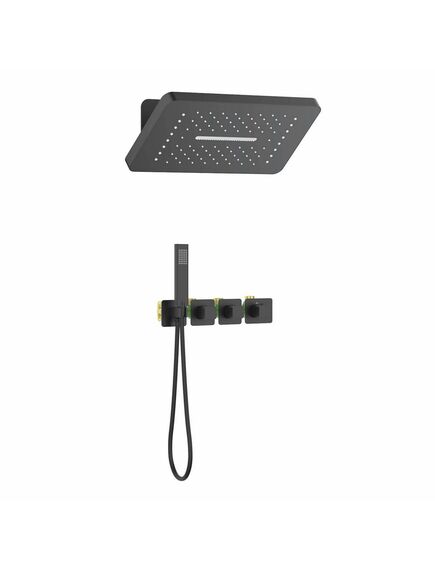 Купить Душевая система Timo Petruma SX-5249/03SM скрытого монтажа, термостат, черная матовая (sx-5249/03sm) по цене 125217 руб., в Санкт-Петебруге в интернет магазине 100-Систем, а также дургие товары TIMO из раздела Душевые комплекты встраиваемого монтажа и Душевые комплекты встраиваемого монтажа
