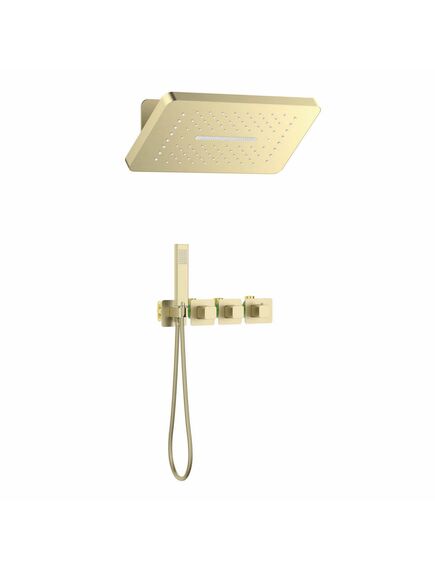 Купить Душевая система Timo Petruma SX-5249/17SM скрытого монтажа с термостатом, золото матовое (sx-5249/17sm) по цене 130523 руб., в Санкт-Петебруге в интернет магазине 100-Систем, а также дургие товары TIMO из раздела Душевые комплекты встраиваемого монтажа и Душевые комплекты встраиваемого монтажа