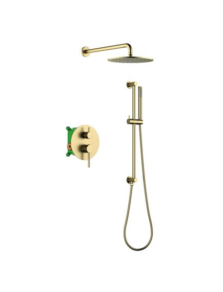 Купить Душевая система Timo Saona SX-2309/17SM скрытого монтажа, золото матовое (sx-2309/17sm) по цене 58153 руб., в Санкт-Петебруге в интернет магазине 100-Систем, а также дургие товары TIMO из раздела Душевые комплекты встраиваемого монтажа и Душевые комплекты встраиваемого монтажа