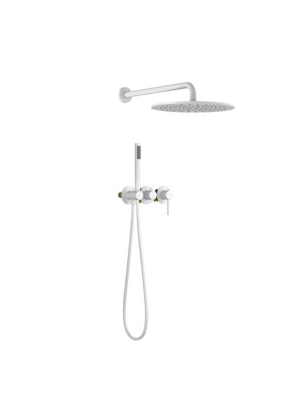 Купить Душевая система Timo Saona SX-2349/16SM скрытого монтажа, белый матовый (sx-2349/16sm) по цене 57939 руб., в Санкт-Петебруге в интернет магазине 100-Систем, а также дургие товары TIMO из раздела Душевые комплекты встраиваемого монтажа и Душевые комплекты встраиваемого монтажа