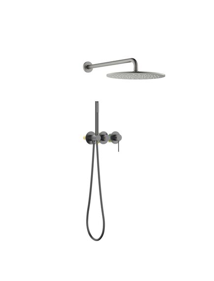 Купить Душевая система Timo Saona SX-2349/18SM скрытого монтажа, черное золото (sx-2349/18sm) по цене 71733 руб., в Санкт-Петебруге в интернет магазине 100-Систем, а также дургие товары TIMO из раздела Душевые комплекты встраиваемого монтажа и Душевые комплекты встраиваемого монтажа