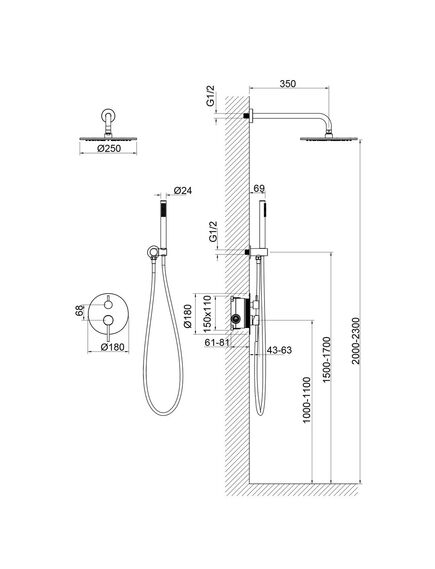 Купить Душевая система Timo Saona SX-2369/00SM скрытого монтажа, хром (sx-2369/00sm) по цене 36504 руб., в Санкт-Петебруге в интернет магазине 100-Систем, а также дургие товары TIMO из раздела Душевые комплекты встраиваемого монтажа и Душевые комплекты встраиваемого монтажа