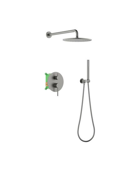 Купить Душевая система Timo Saona SX-2369/18SM скрытого монтажа, черное золото (sx-2369/18sm) по цене 57938 руб., в Санкт-Петебруге в интернет магазине 100-Систем, а также дургие товары TIMO из раздела Душевые комплекты встраиваемого монтажа и Душевые комплекты встраиваемого монтажа