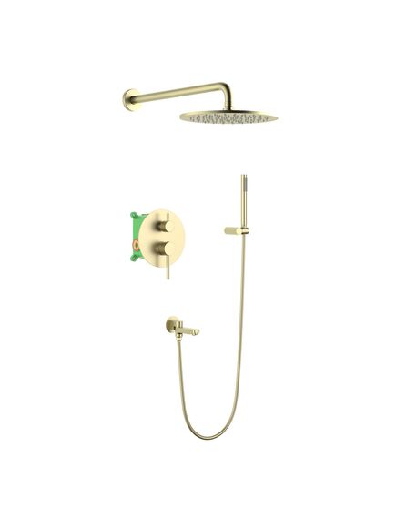 Купить Душевая система Timo Saona SX-2379/17SM скрытого монтажа, золото матовое (sx-2379/17sm) по цене 78525 руб., в Санкт-Петебруге в интернет магазине 100-Систем, а также дургие товары TIMO из раздела Душевые комплекты встраиваемого монтажа и Душевые комплекты встраиваемого монтажа