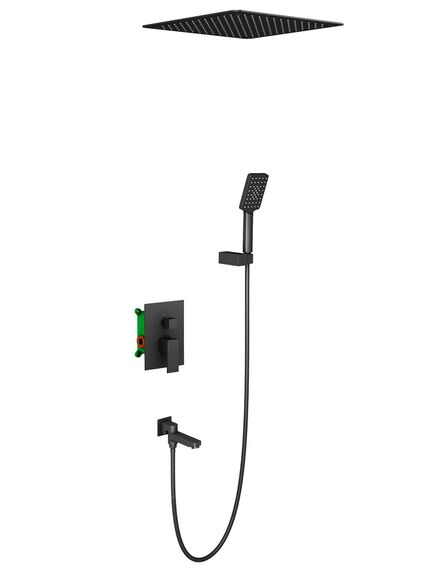 Купить Душевая система Timo Selene SX-2039/03SM скрытого монтажа, черная (sx-2039/03sm) по цене 87161 руб., в Санкт-Петебруге в интернет магазине 100-Систем, а также дургие товары TIMO из раздела Душевые комплекты встраиваемого монтажа и Душевые комплекты встраиваемого монтажа