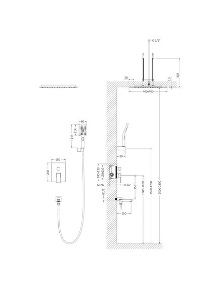 Купить Душевая система Timo Selene SX-2039/17SM скрытого монтажа, золото матовое (sx-2039/17sm) по цене 100810 руб., в Санкт-Петебруге в интернет магазине 100-Систем, а также дургие товары TIMO из раздела Душевые комплекты встраиваемого монтажа и Душевые комплекты встраиваемого монтажа