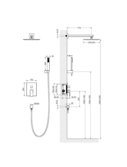 Купить Душевая система Timo Selene SX-2069/16SM скрытого монтажа, белая матовая (sx-2069/16sm) по цене 53059 руб., в Санкт-Петебруге в интернет магазине 100-Систем, а также дургие товары TIMO из раздела Душевые комплекты встраиваемого монтажа и Душевые комплекты встраиваемого монтажа