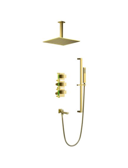 Купить Душевая система Timo Selene SX-2239/17SM скрытого монтажа, термостат, золото матовое (sx-2239/17sm) по цене 127127 руб., в Санкт-Петебруге в интернет магазине 100-Систем, а также дургие товары TIMO из раздела Душевые комплекты встраиваемого монтажа и Душевые комплекты встраиваемого монтажа