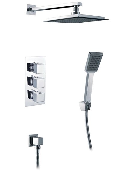 Купить Душевая система Timo Tetra-Thermo SX-0179/00 chrome (sx-0179/00sm) по цене 60462 руб., в Санкт-Петебруге в интернет магазине 100-Систем, а также дургие товары TIMO из раздела Душевые комплекты встраиваемого монтажа и Душевые комплекты встраиваемого монтажа