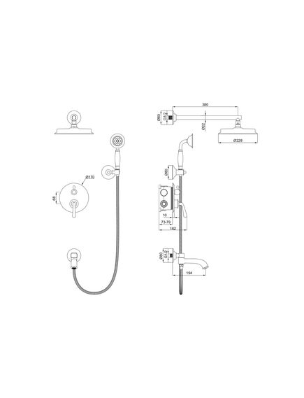 Купить Душевая система встраиваемая WONZON & WOGHAND STEAM, Хром (WW-88939008-CR) (ww-88939008-cr) по цене 56242 руб., в Санкт-Петебруге в интернет магазине 100-Систем, а также дургие товары WONZON & WOGHAND из раздела Душевые комплекты встраиваемого монтажа и Душевые комплекты встраиваемого монтажа