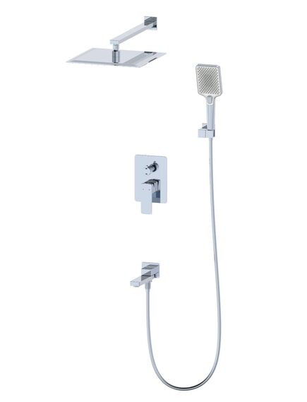 Купить Душевая система встраиваемая WONZON & WOGHAND EDGE, Хром (WW-88939003-CR) (ww-88939003-cr) по цене 54218 руб., в Санкт-Петебруге в интернет магазине 100-Систем, а также дургие товары WONZON & WOGHAND из раздела Душевые комплекты встраиваемого монтажа и Душевые комплекты встраиваемого монтажа