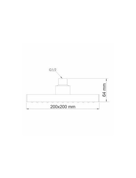 Купить Верхний душ WasserKRAFT A028 Черный (a028) по цене 5330 руб., в Санкт-Петебруге в интернет магазине 100-Систем, а также дургие товары WasserKRAFT из раздела Верхний душ и Комплектующие для встраиваемых систем